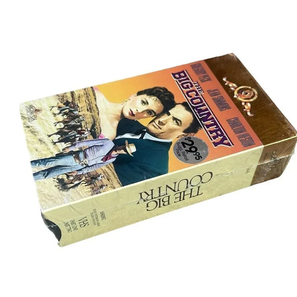 The Big Country Dual VHS Box Set Western Classic Two Tapes BRAND NEW, SEALED - Picture 2 of 8